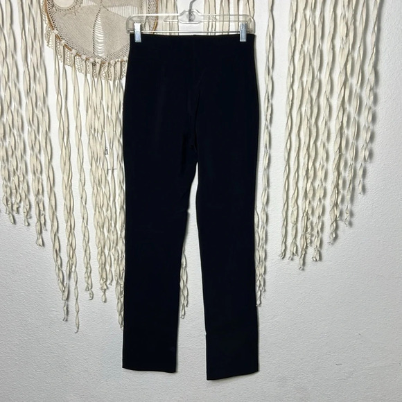 Equestrian Designs Black Ribbed Pull on Straight Leg Pant Size P/XS - Picture 6 of 9